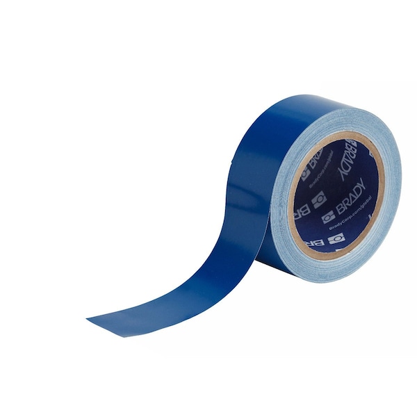 Brady Floor Marking Tape, Vinyl, 2 in W., 100 ft L., 0.004 in Thickness 170621 - main